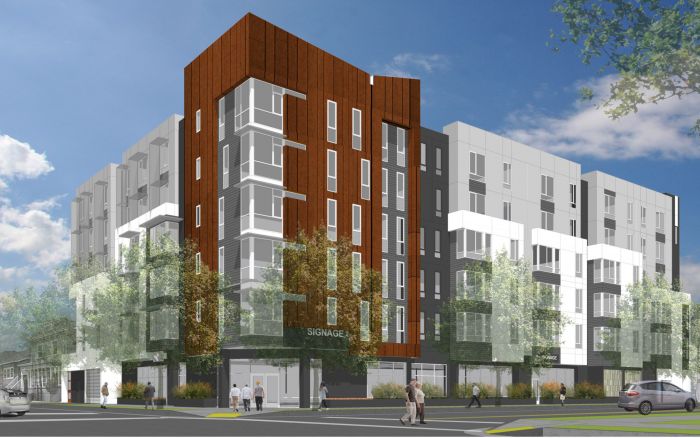 Longfellow Corner exterior rendering